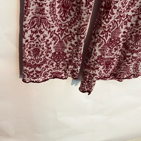 Vintage Boho batik print long sleeved tee shirt by E size XL - Picture 3 of 6